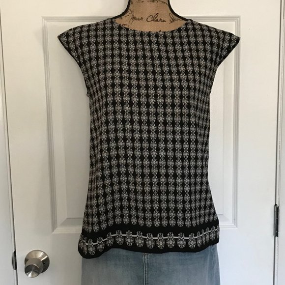 Max Studio Patterned Blouse - Picture 1 of 3